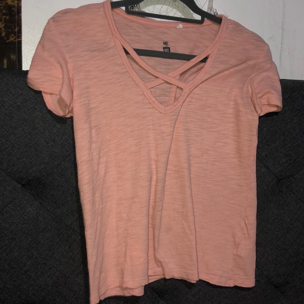 Criss cross in front shirt